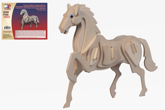 Holz 3D Puzzle Pferd