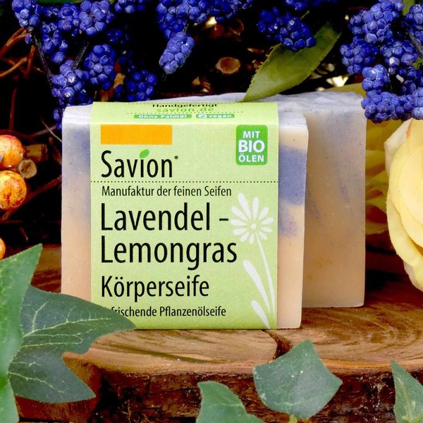 Lavendel-Lemongras Seife